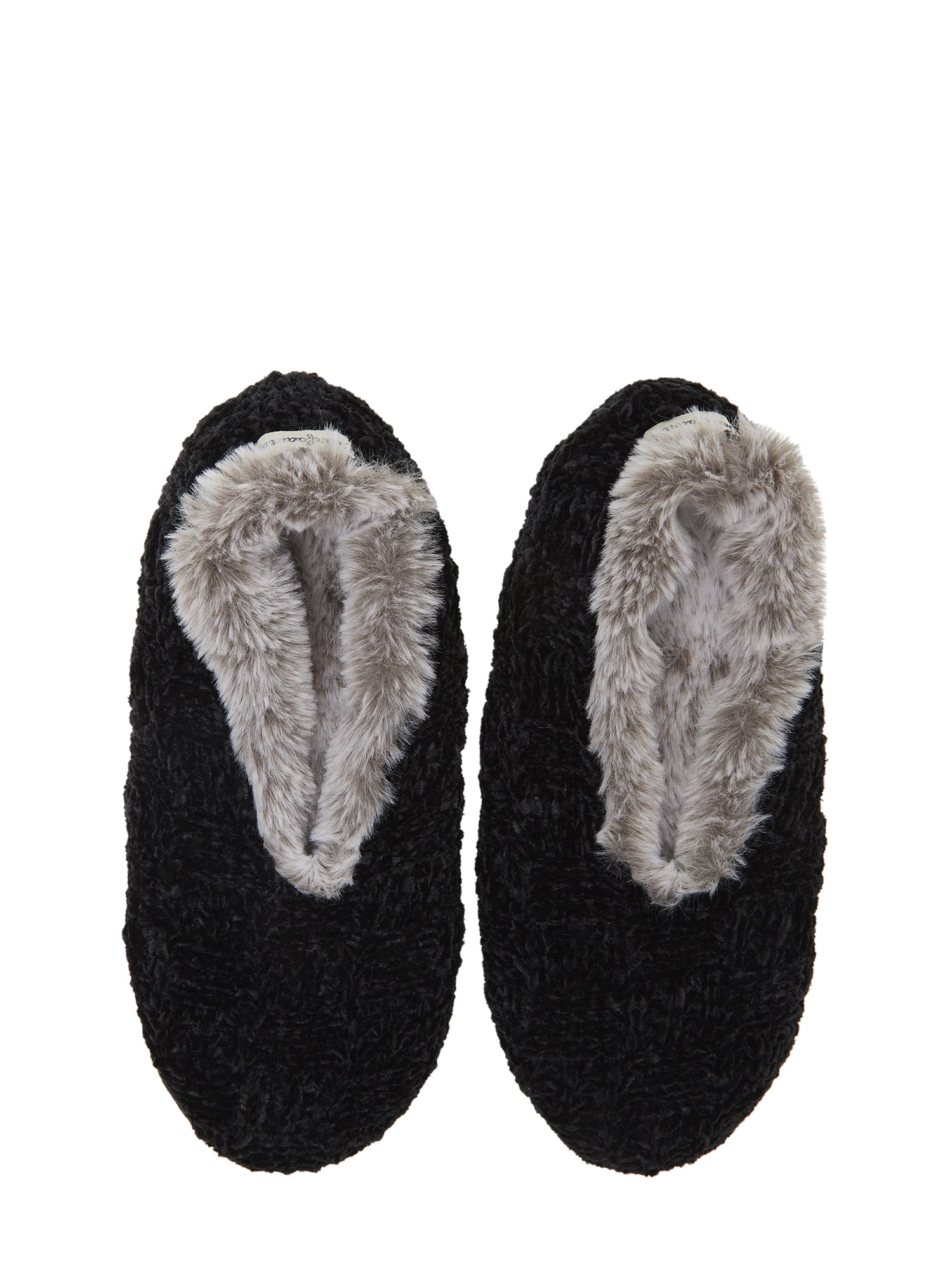 Dearfoams Chenille Knit Toasty Slipper Socks - Walmart.com