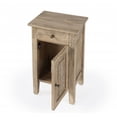 thumbnail image 3 of HomeRoots 476476 24 x 14 x 12 in. Natural Brown Solid Wood End Table with Cabinet & Drawers, 3 of 3
