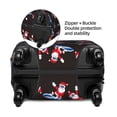 thumbnail image 3 of Fotbe Surfing Santa Luggage Cover Protector,Suitcase Protector,Scratch and Dirt Resistant,Fits 18-32 Inch Luggage-Small, 3 of 8
