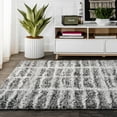 thumbnail image 5 of JONATHAN Y MALIBU SHAG 5 x 8 Area Rug, Ankara Vintage Medallion - Ivory/Gray, MBS101A-5, 5 of 8