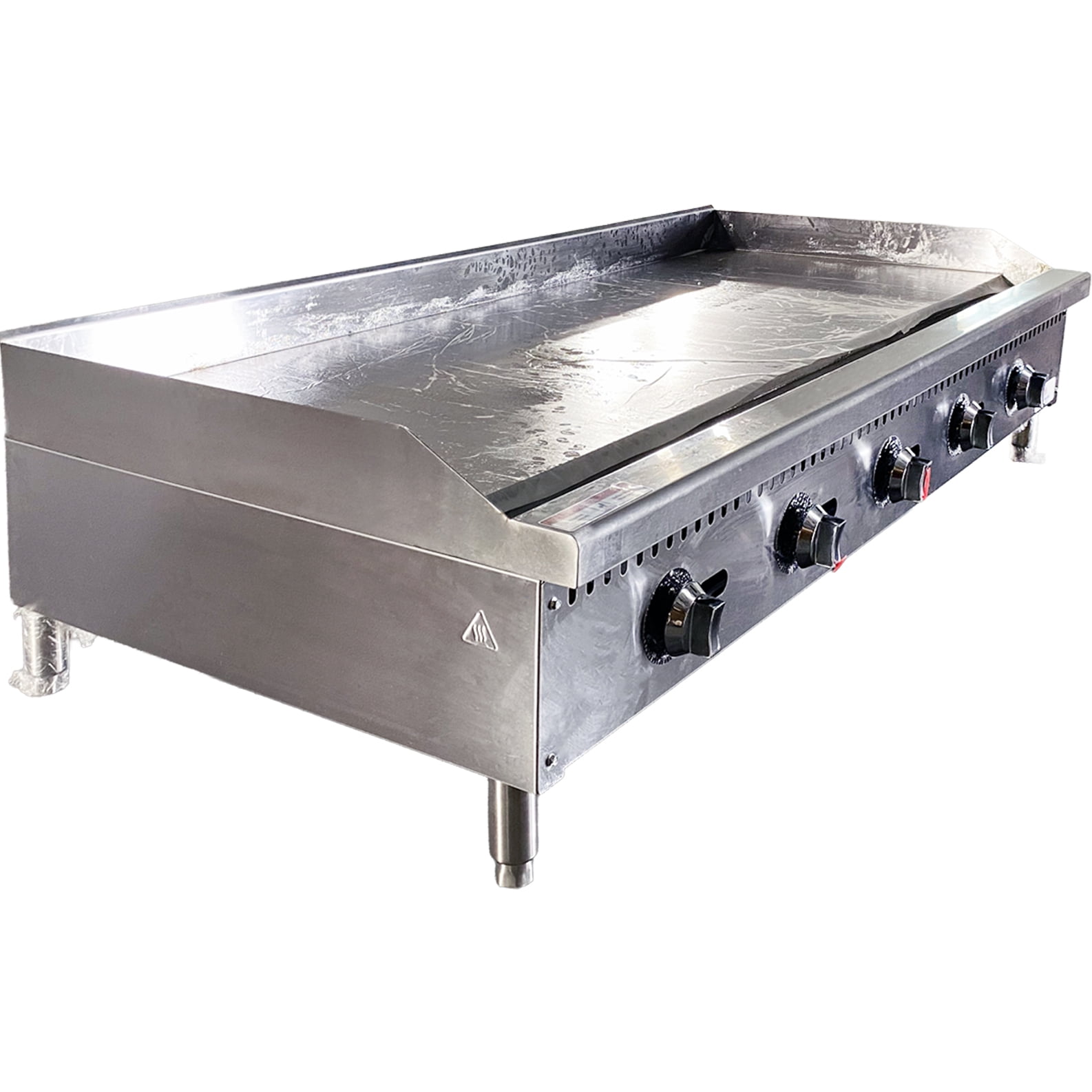 60" NSF Certified Commercial Thermostat Gas Griddle | Heavy-Duty 150,000 BTU Flat Top Grill for Restaurants