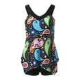 thumbnail image 3 of Gibobby Conjunto de traje de baño de bikini Mujer Bañadores Tankini 2 Piezas Traje de baño normal Talle Trajes de baño Deportes Vacaciones Sexy / Con Tir(A,G), 3 of 5