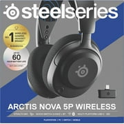 SteelSeries Arctis Nova 5P Wireless Gaming Headset for PS5, PS4 - Black