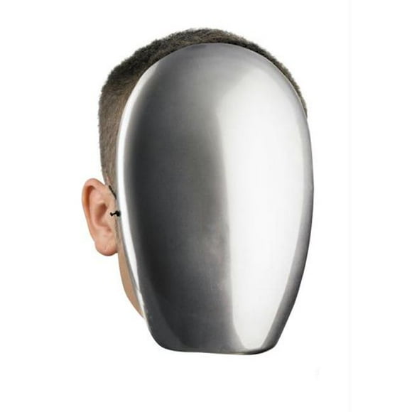 Masque de déguisement sans visage chromé