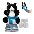 thumbnail image 3 of Huarll Clearance Cat Puppet Wrestler Toy, Cat Puppet Wrestlers Cat Hand Puppet Plush Animal Toy With Sturdy Padding For Interactive Play For Boredom Training And, 3 of 8