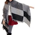 thumbnail image 2 of Bufanda larga para mujer, manta de 250cm x 70cm, bufanda de tela, bufanda, bufanda de invierno, 2 of 5