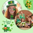 thumbnail image 4 of Yippzo 500Pcs St. Patrick's Day Stickers Roll, Shamrock Stickers for St Patricks Day Decorations, Self-Adhesive Laser Seal Labels Decor for Envelope Cards Gift Bags, 4 of 7