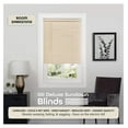 thumbnail image 2 of Achim Home Furnishing Window Blinds: GII Cordless Deluxe Sundown Room Darkening Mini Blinds (Alabaster, 34" x 64"), 2 of 6