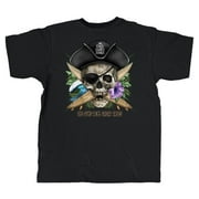 Old Guys Rule Pirate Skull T-Shirt Black OG2049