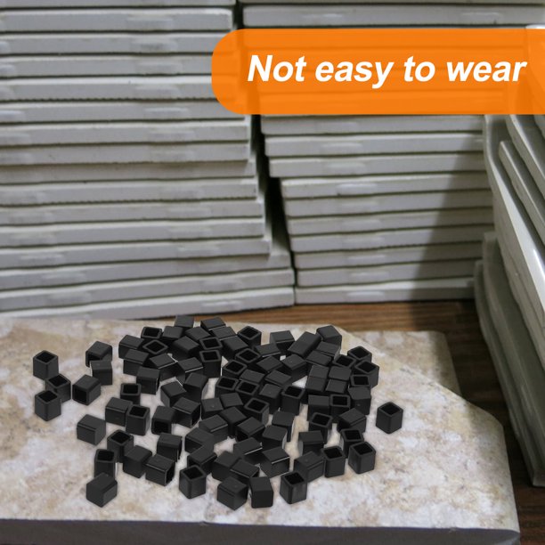 WEUVEB 400Ud Almohadillas De Apoyo Para Baldosas De Cerámica Negro Resistente Para Instalación Y Nivelación