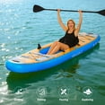 thumbnail image 2 of HHSJZWCY 10 ft Inflatable Kayak with Detachable Seat, SUP-Kayak Set Boat for Fishing, Touring, 2 of 8