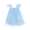 Blue, variant on Arshiner Toddler Tulle Dress for Girls Layered Tutu Ruffle Dresses Swing Twirly Fairy Summer Birthday Party Wedding Sundress