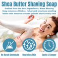 thumbnail image 6 of Women's Unscented Shea Butter All Natural Shaving Soap – Ideal for Sensitive Skin, Long Lasting, and Perfect for Shaving Legs – Moisturizes and Rehydrates Skin, 6 of 8