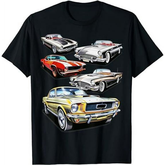 American Muscle Cars Vintage Classic Cars T-Shirt