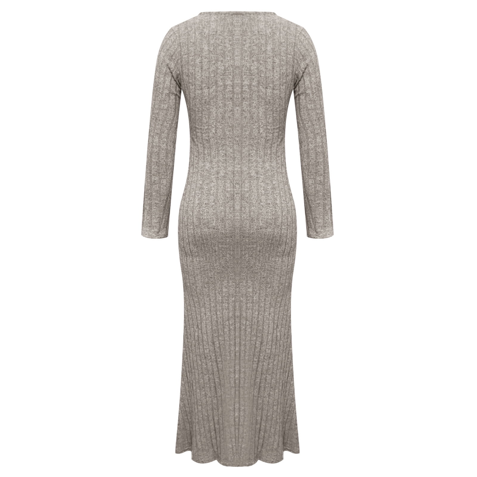 kaila knit dress White Knit Long Sleeve Off Shoulder Maxi Kaiya Dress M main image 0
