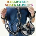 thumbnail image 1 of OUSITAID Halloween Decor Halloween Plastic Simulation Chain Prisoner Decoration Haunted House Props A, 1 of 9