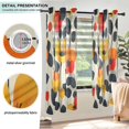 thumbnail image 3 of Yayeee Window Curtains Light Filtering 63"x42" Grommet Panel Pair Home Living Room Decor, Floral Pattern, 3 of 7
