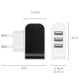 thumbnail image 2 of Adaptador de corriente con enchufe europeo, triple cargador de pared USB 3.1A compatible con cargador de teléfono de viaje, 2 of 2