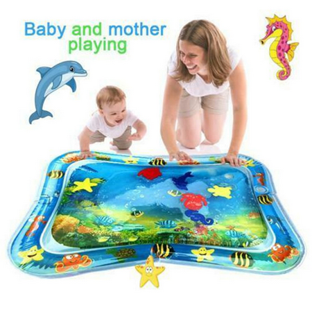 Inflatable Baby Water Mat Fun Activity Play Center for Children &