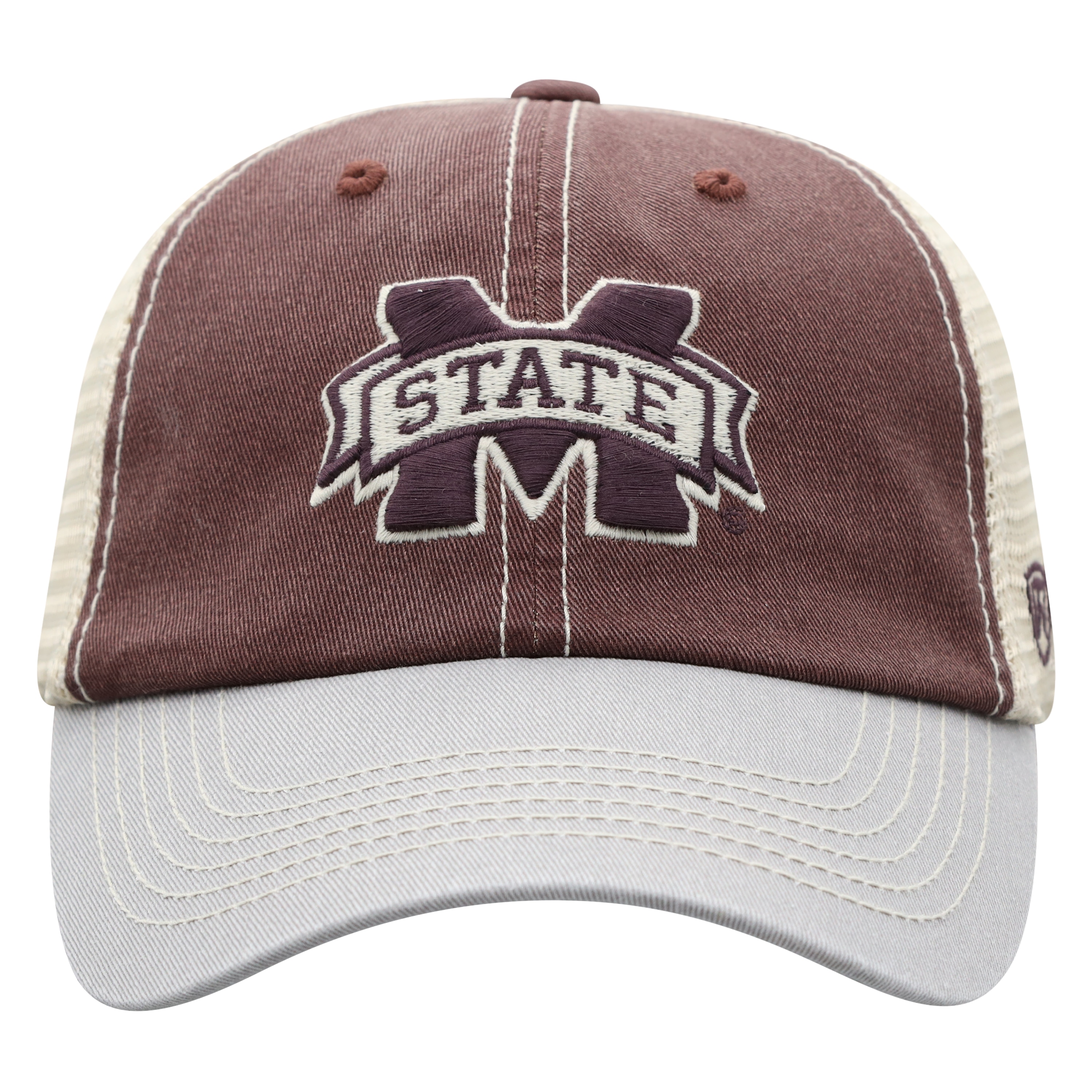 Men's Top of the World Maroon Mississippi State Bulldogs Offroad Trucker Snapback Hat