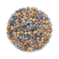 Uxcell 4 Packs Replacement Shower Head Beads 5-6mm for Filtration, Red, Yellow, Grey, Blue