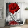 thumbnail image 4 of Cqxid Shower Curtain Under $10 Shower Curtain 70x70 Inch With 12 Plastic Hooks Waterproof Shower Curtain Bathroom Heavy Side Shower Curtain Machine Washable Quick Dry, 4 of 8