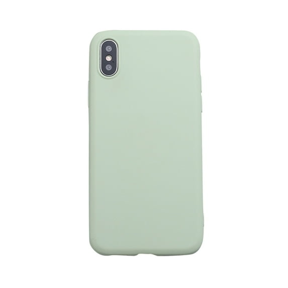 dianhelloya Solid Color Silicone Phone Case Cover Protector for iPhone XS Max/XS/X/7/8/7P/8P