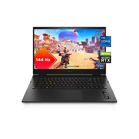 HP OMEN 17-inch Laptop, Intel Core i7-12700H, NVIDIA GeForce RTX 3060, 16 GB RAM, 512 GB SSD, Windows 11 Home (17-ck1010nr, Shadow Black Aluminum)
