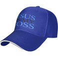 thumbnail image 1 of Cool Christian Jesus is My Boss hat Christ Hat Baseball Cap,Unisex Snapback Hip-Hop Hats Cool Adjustable Summer Hats, 1 of 8