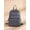 Blue Gray, variant on Back to School Soft Textured Nylon Backpack, Sweet Pom Pom Minimalist Student Bag for Women, Pink