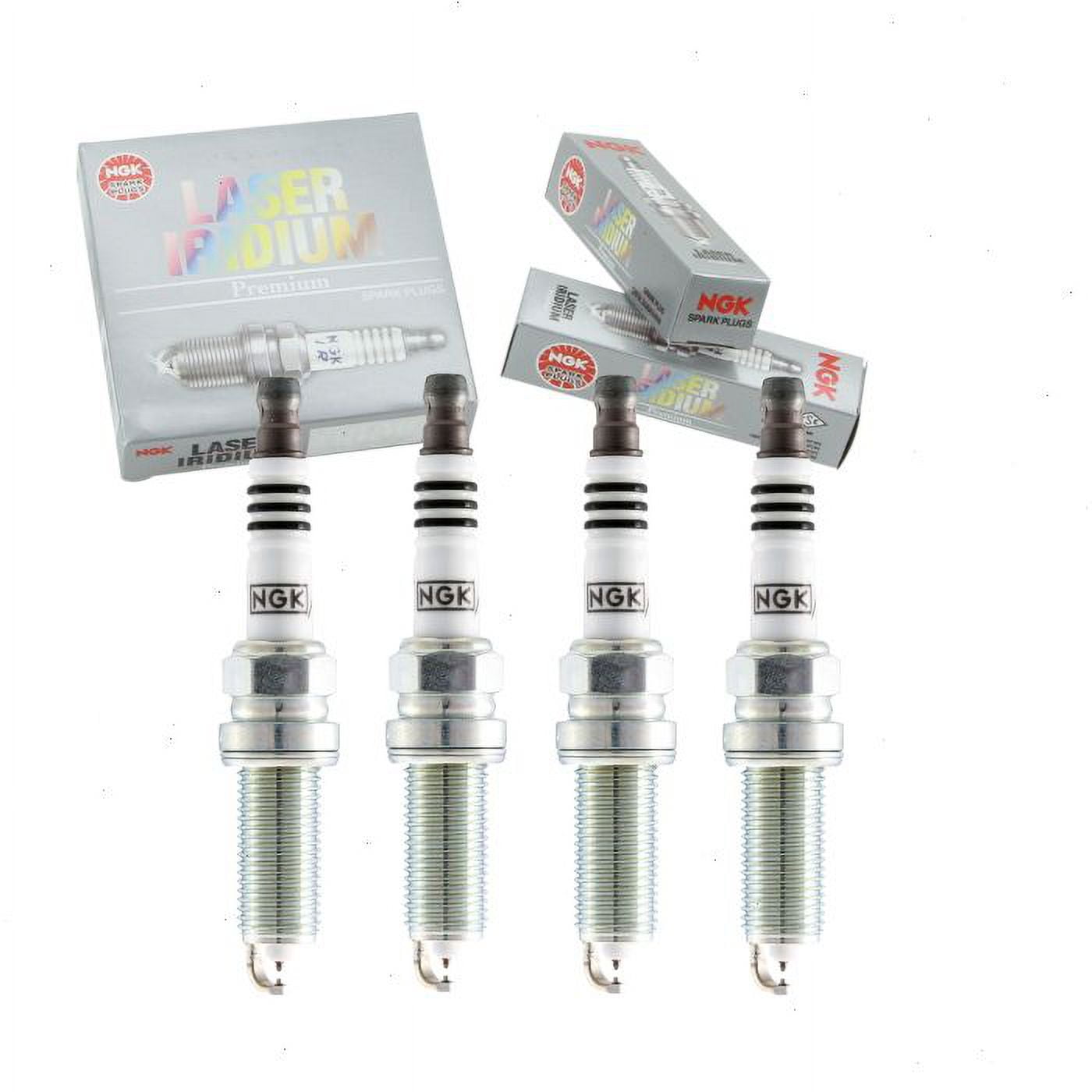 NGK High Performance Laser Iridium Spark Plugs, 4 pc, 91970 for