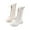 White, variant on Black Tied Boots For Girls, With Ornamental Bow And Comfortable Fit, Ideal For Everyday Use, Supportive For All Day