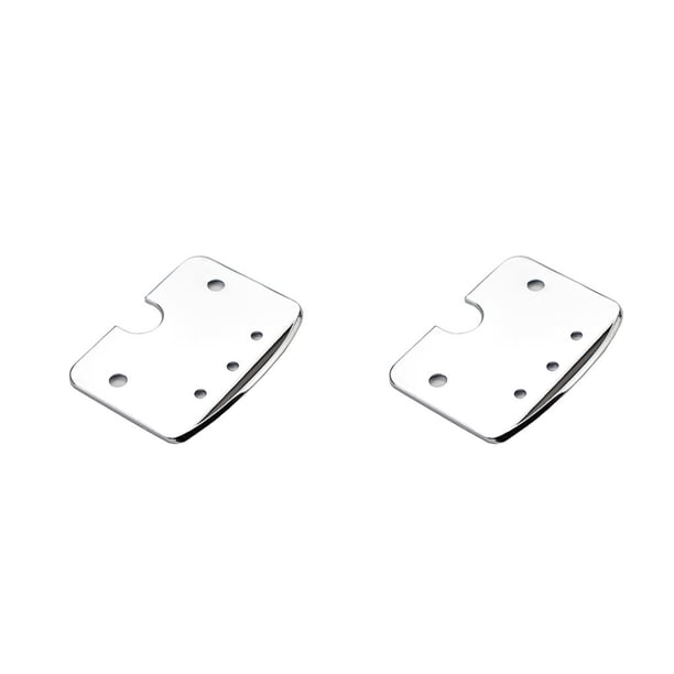 Greeniant 3 String Tailpiece Universal String Fixator Replace Accessory Parts Professional Metal Instrument Accessories Music Guitars Como se muestra 2piezas