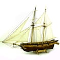 thumbnail image 4 of Ruiboury Wooden Ship Models DIY Build Kits Creative Gift Set Fun Nautical Themed Project For Kids Sailboat Models Holiday Bedroom, 4 of 6