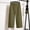 Army Green, variant on FAIOROI Relaxed Cargo Capris for Womens Loose Fit Cropped Trousers Workout Streetwear,Black XL