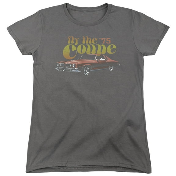 Pontiac Fly The Coupe Women's T-Shirt Charcoal
