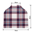 thumbnail image 2 of PKQWTM Tartan checkered british fabric pattern Nursing Cover Baby Breastfeeding Infant Feeding Cover Baby Car Seat Cover, 2 of 2