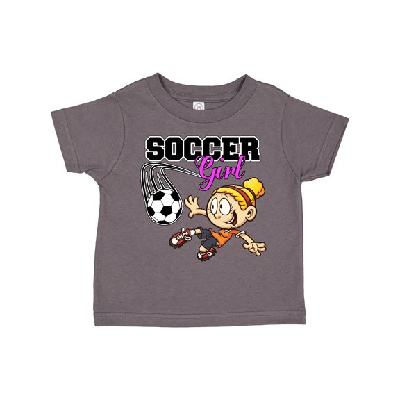 Inktastic Soccer Girl Girls Toddler T-Shirt