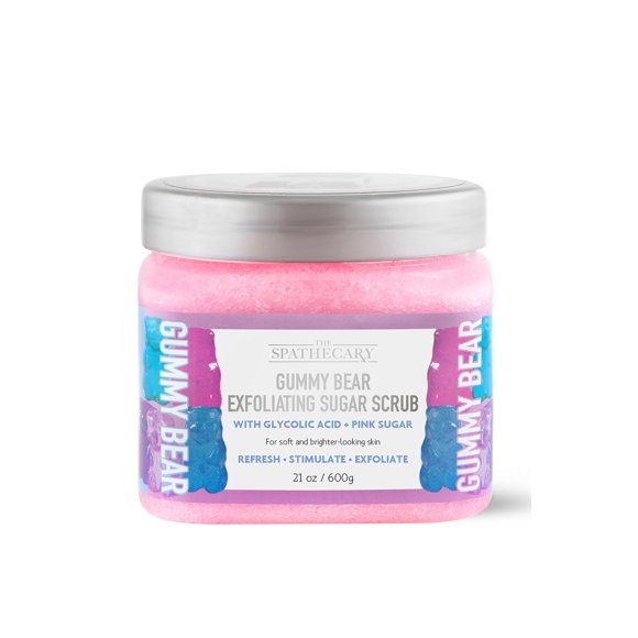 The Spathecary Body Scrub Cuidado corporal exfoliante, nutritivo, refrescante y suavizante 21 oz. (Osito de goma de 21 oz)