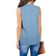 thumbnail image 3 of Camisetas sin mangas informales,Camisetas sin mangas para mujer, camisetas sin mangas informales de negocios, blusa sin mangas con botones, características líderes en su clase, 3 of 5