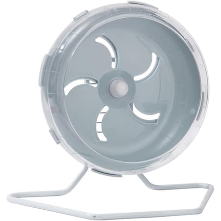 Silent Hamster Wheel 7 inch, Hamster Exercise Wheel, Height-Adjustable Hamster Wheel Cage Accessories, Hamster Running Toys Small Animals Exercise Wheels (Blue)