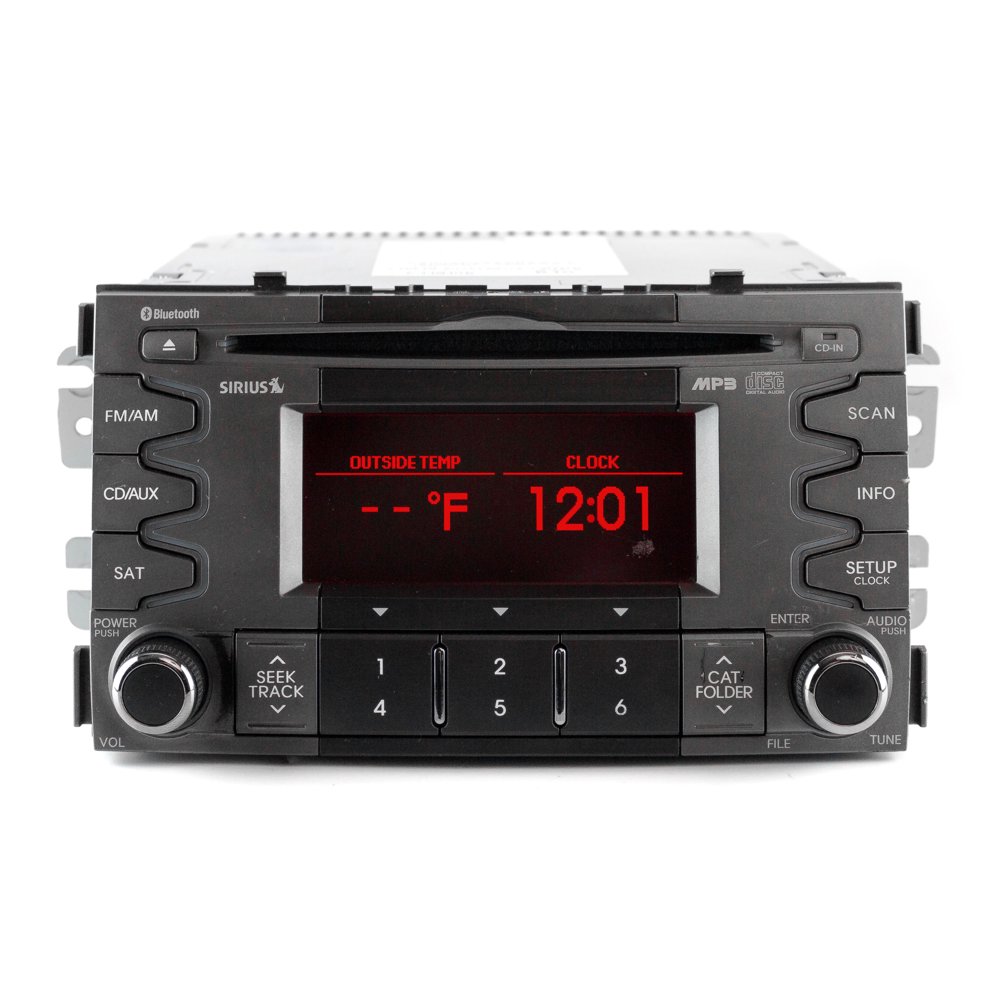 20102011 Kia Soul AMFM XM MP3 Radio CD Player w Bluetooth Music 96150