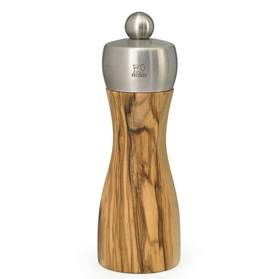 Peugeot 6-Inch Classic Fidji Salt Mill, Olive Wood