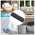 thumbnail image 5 of Unique Bargains Wicker Repair Kit, Flat Synthetic Rattan Fix Replacement DIY Set, Deep Black, 5 of 5