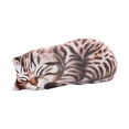 thumbnail image 4 of Almohada lumbar linda del juguete suave 3D del animal relleno 50cm grande para la decoración para los niños Blanco Marrón, 4 of 9