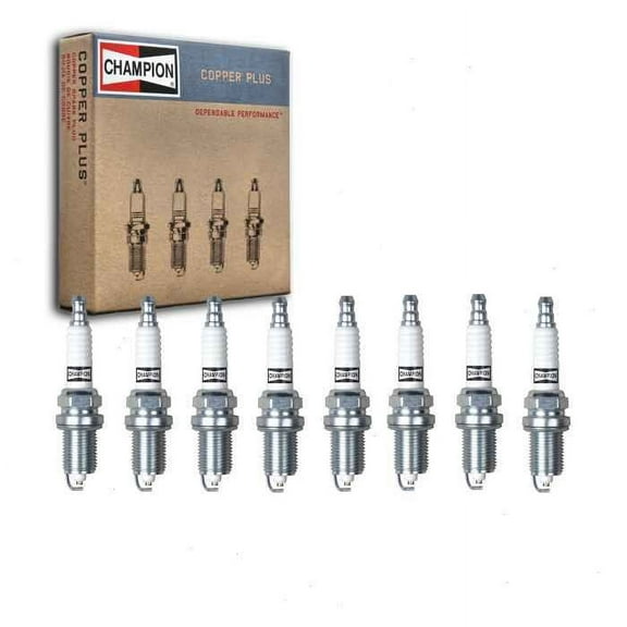 8 pc Champion Copper Plus Spark Plugs compatible with Dodge Durango 4.7L V8 2000-2007