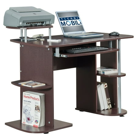 Techni Mobili Complete Computer Workstation Desk With Storage Techni Mobili Complete Computer