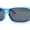 Blue / Black, variant on Polarized 58mm Womens Rhinestone Trim Slim Fit Over Sunglasses Blue Black