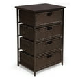 thumbnail image 4 of Badger Basket August Collection Tall Four Basket Storage Unit - Espresso, 4 of 8