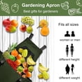 thumbnail image 4 of Gardening Apron Waterproof Cross Back Apron, 600D Heavy Duty Apron Harvest with Pockets and Quick Release, 4 of 8